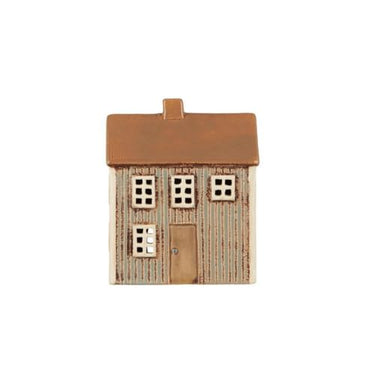 IB Laursen Haus f/Teelicht Visby braune Tür, B: 7,7 H: 17 L: 14,5 im Sale